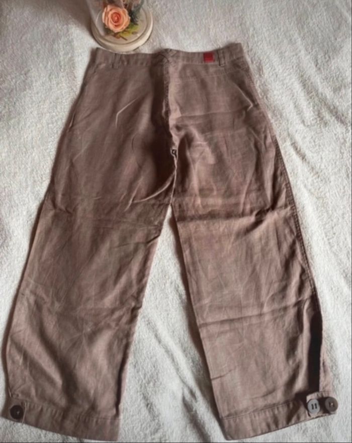 Pantalon Miss Captain taille S en Lin en très bon état - photo numéro 6