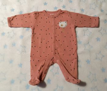 Pyjama bébé 1 mois Kiabi rose – Très bon état