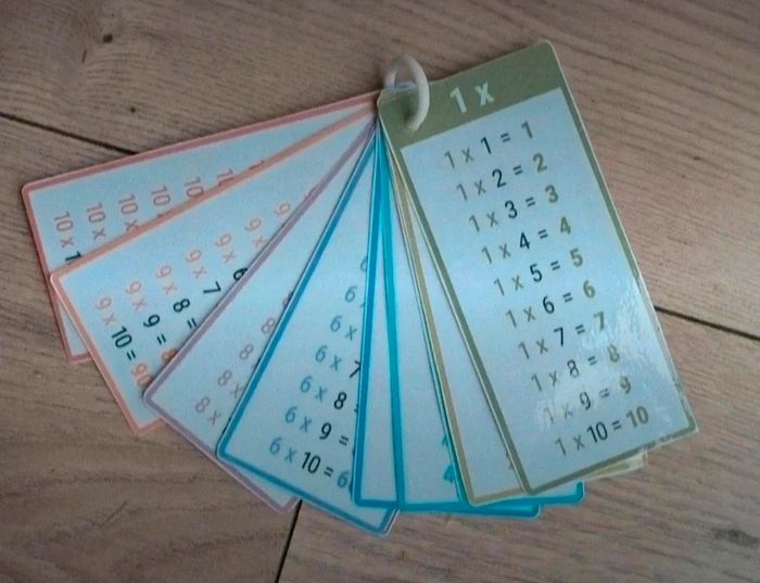 Tables de multiplications reliées