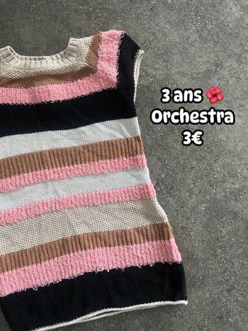Robe pull 🌺 3 ans 🌺 Orchestra