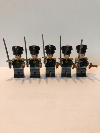 Figurine type lego 5 soldats Napoléoniens #jej662975armées