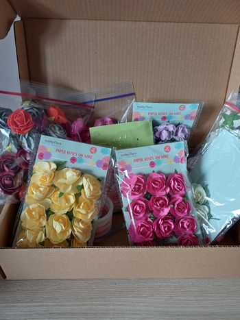 Fleurs scrapbooking