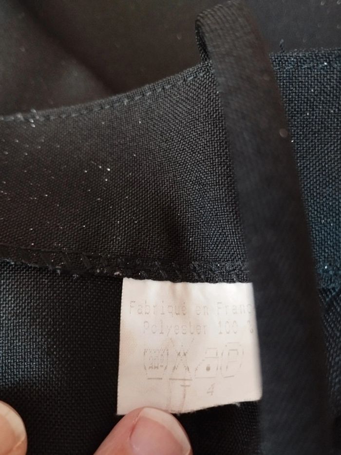 Robe habillée noire fendue sur le côté taille 44 - photo numéro 4