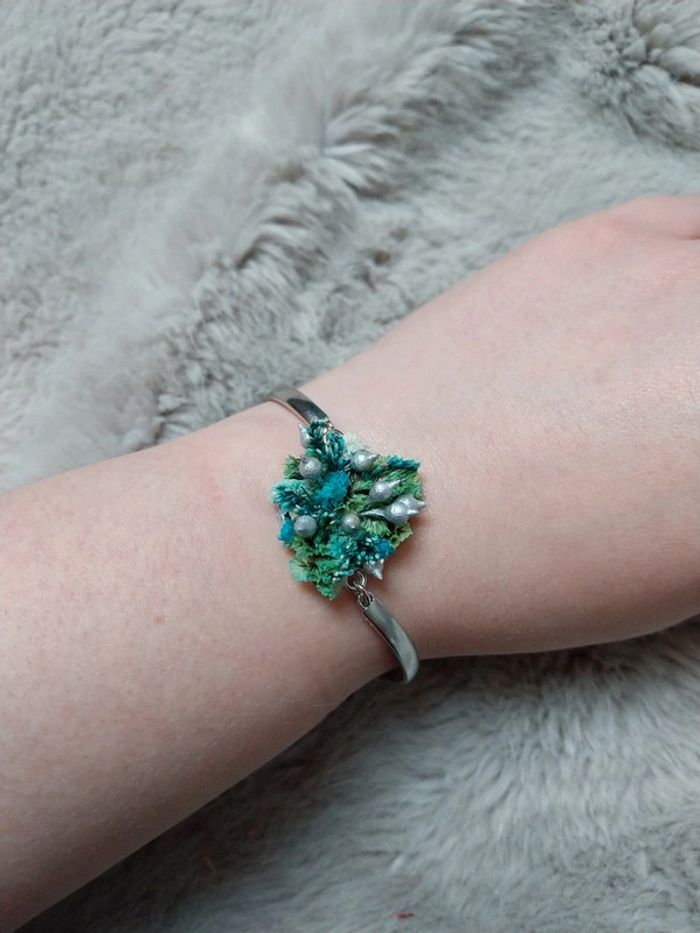 Bracelet fleurs séchées - photo numéro 3
