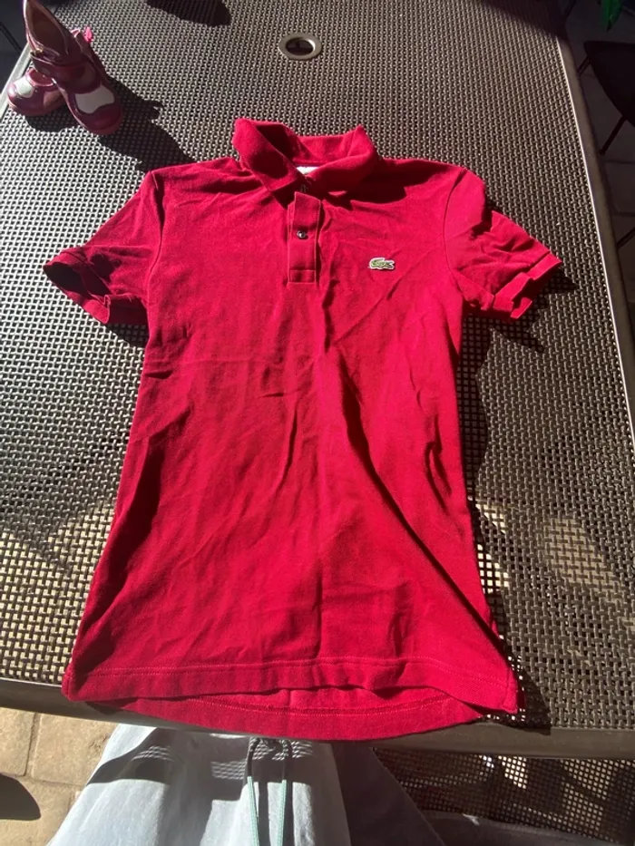 Polo lacoste slim fit taille 2 - photo numéro 6