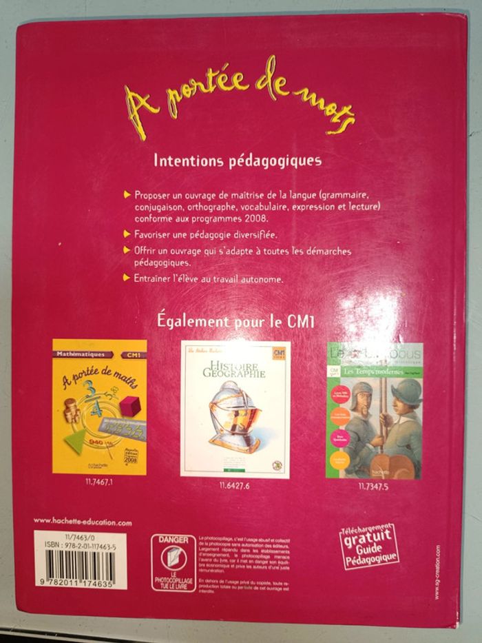 A portée de mots CM1 - photo numéro 3