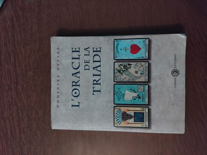 L ORACLE DE LA TRIADE 1ère édition 1992 rare avec son livre - photo numéro 6