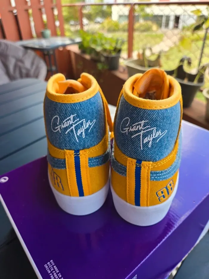 Nike zoom blazer mid grant taylor jaune jeans taille 40 neuves - photo numéro 5