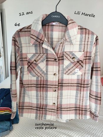 Veste surchemise Lili Marcelle 12 ans