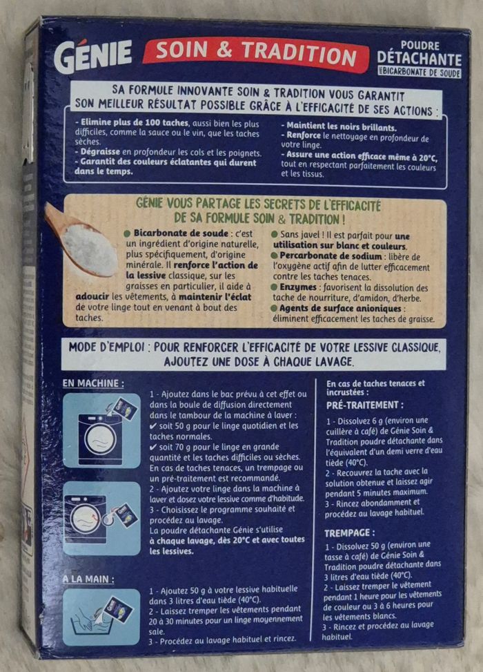 Poudre détachante Génie - photo numéro 2