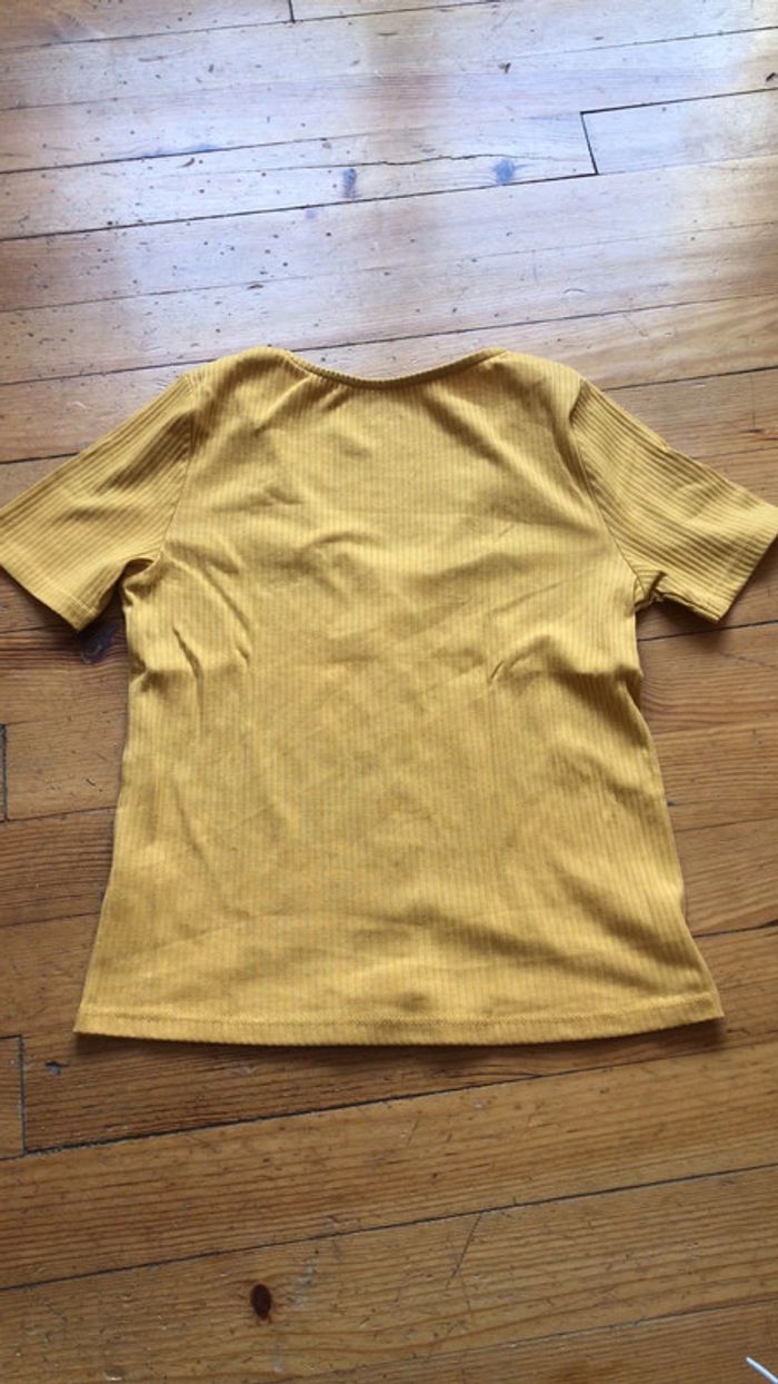 Top jaune - photo numéro 2