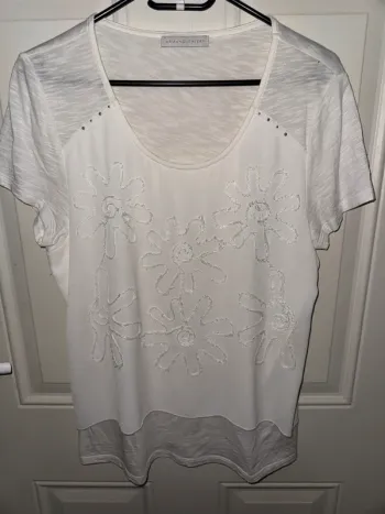 Haut blanc marque Armand Thiery taille 5