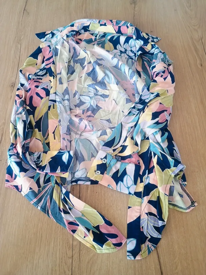Veste légère à imprimé tropical – Taille 44 - photo numéro 5