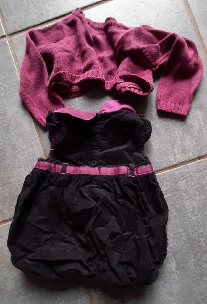 Ensemble robe boléro gémo 3mois - photo numéro 3
