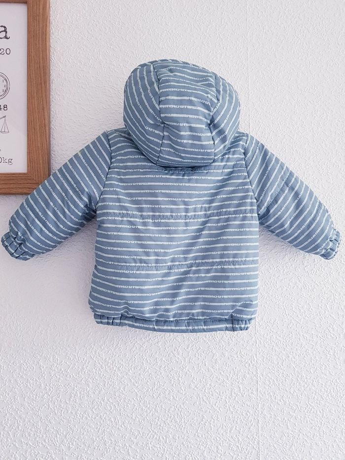 Noukie's - Veste / manteau déperlant doublé de veloudoux avec capuche - Neuf ! (6 mois) - photo numéro 3