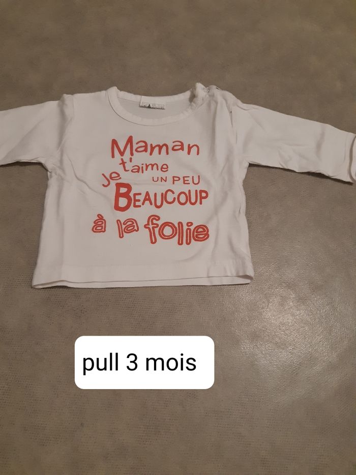 Pull 3 mois