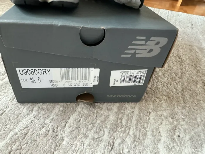 New Balance 9060 Rain Cloud Grey - photo numéro 9