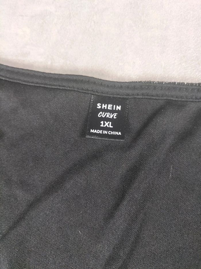 Robe Shein Curve 1XL – Effet métallisé argenté - photo numéro 4