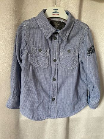 Chemise coton doublé tout doux H&M 5 ans