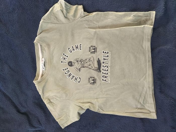 T-shirt gris vert Skatepark - NPO kid - photo numéro 2