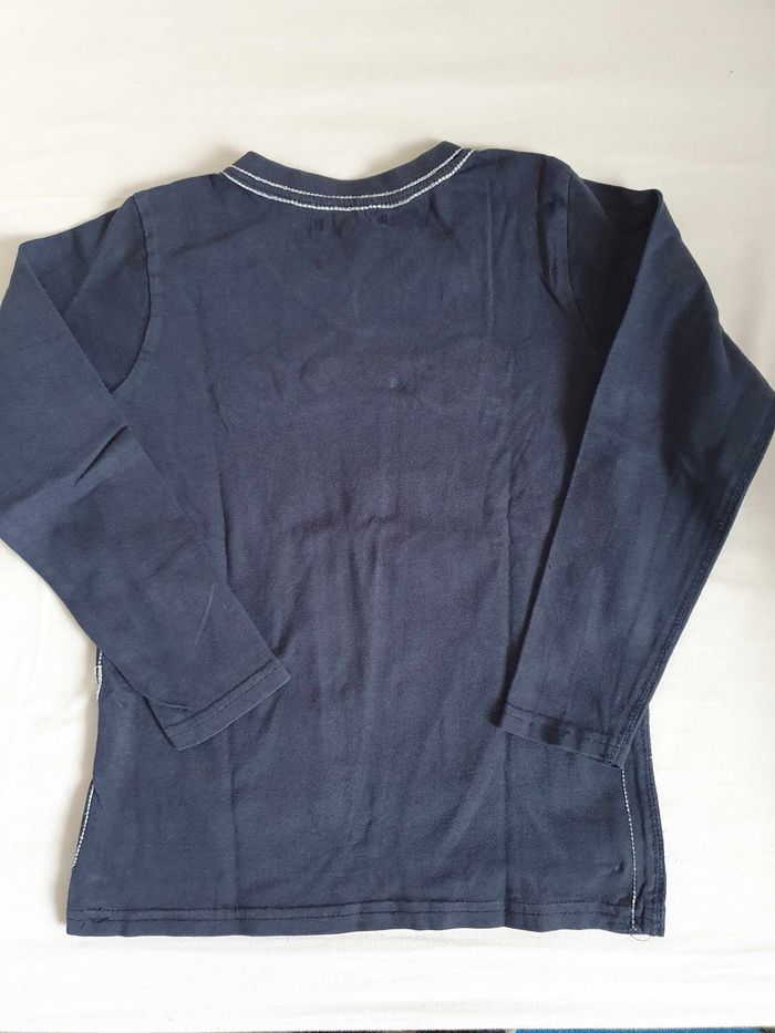 T-shirt ML Col V - Z - 5 ans - photo numéro 2