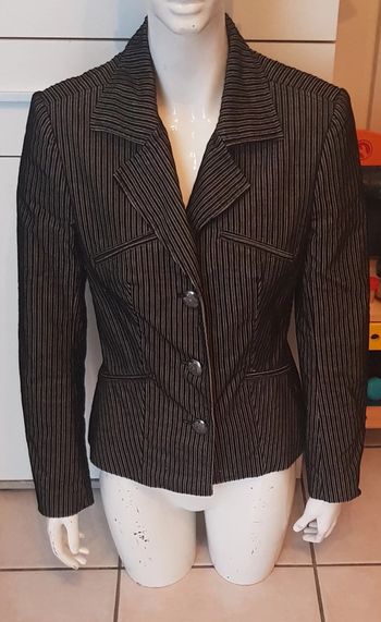 Veste/blazer rayée velours