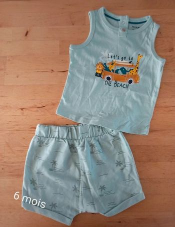 Ensemble short / débardeur kiabi 6 mois