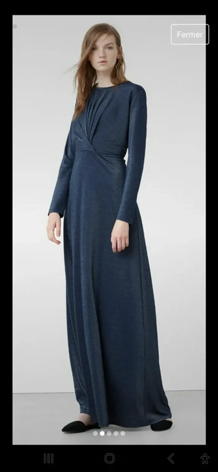 Robe longue Mango