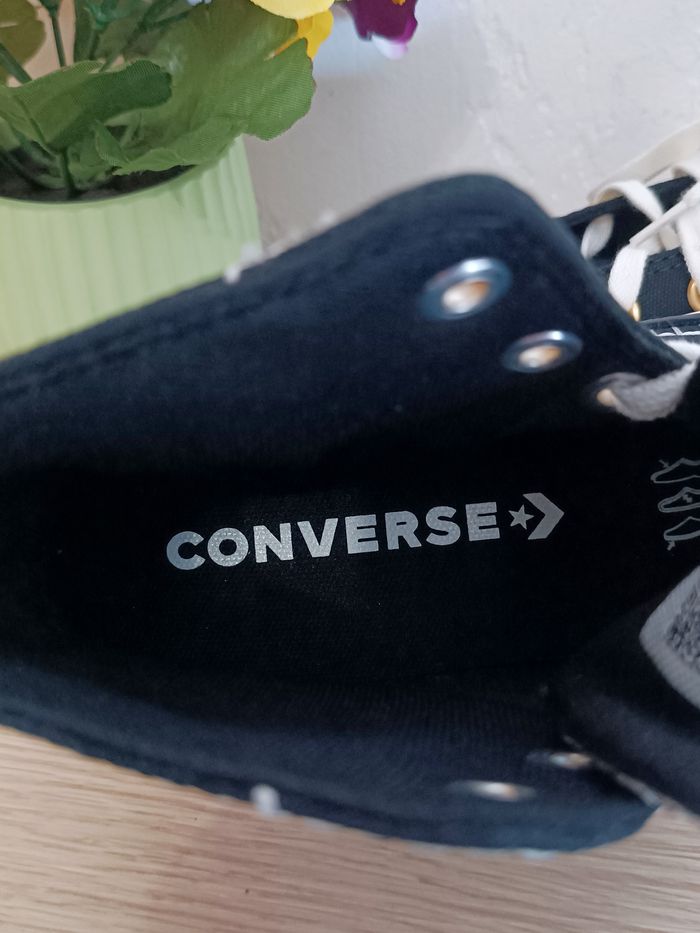 Converse plateforme et broderies - photo numéro 6