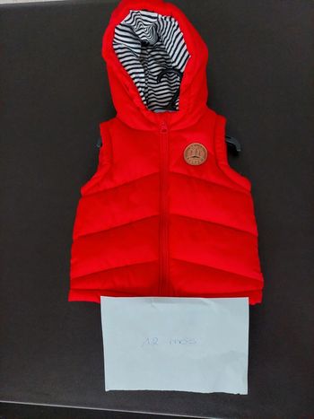 Doudoune sans manches 12mois