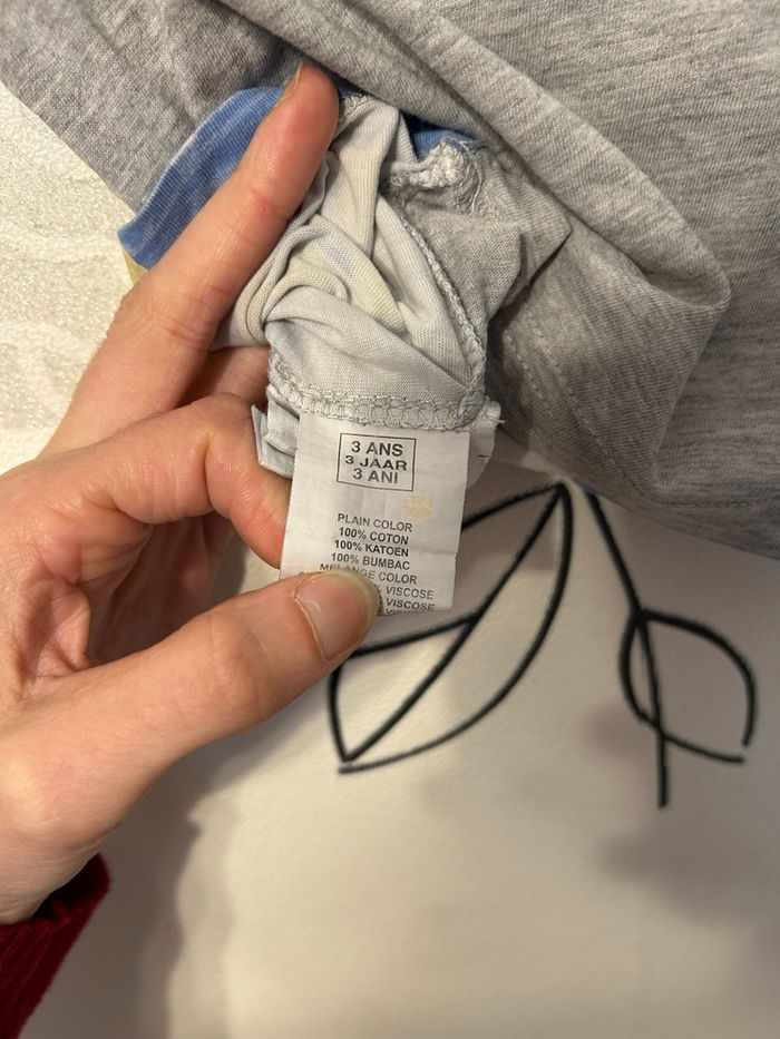 T-shirt manches longues 3 ans garçon - photo numéro 3