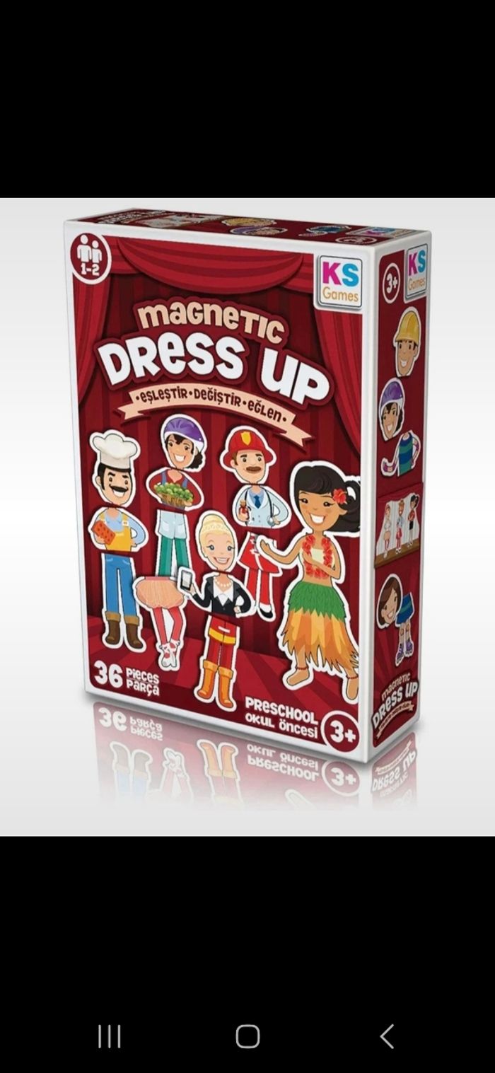 Jeu d'habillage magnétique 36 pièces