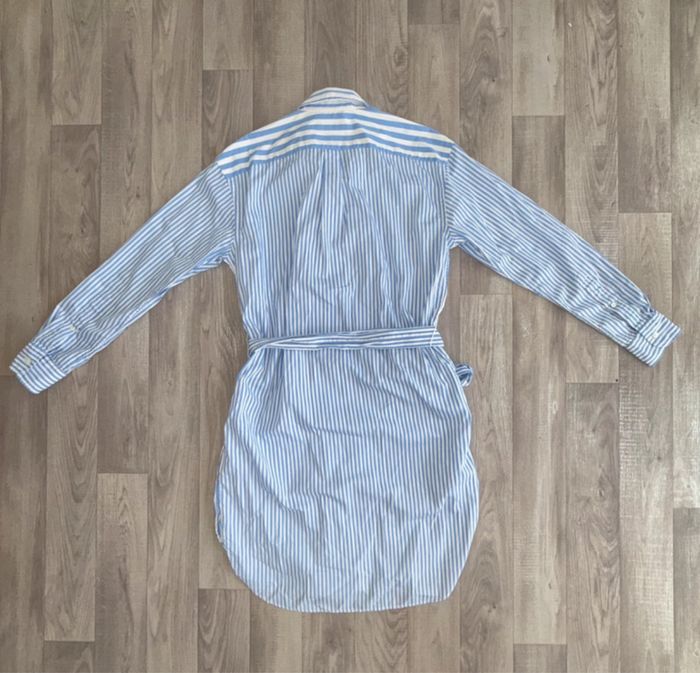 Ralph Lauren robe-chemise en coton rayé. Neuve. Taille 6US. - photo numéro 2