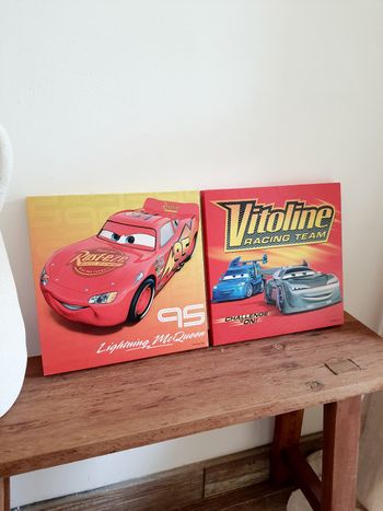 Lot de 2 toiles Cars Disney