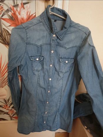 Chemise en jeans t.38
