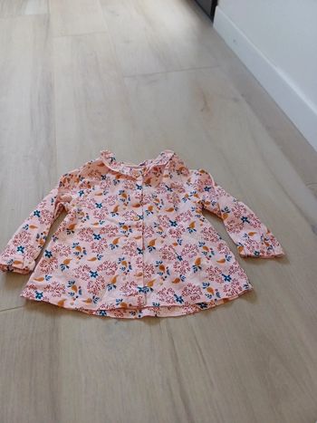 Chemise 18m fleurie