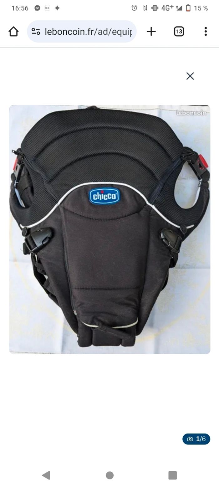 Porte bébé chicco