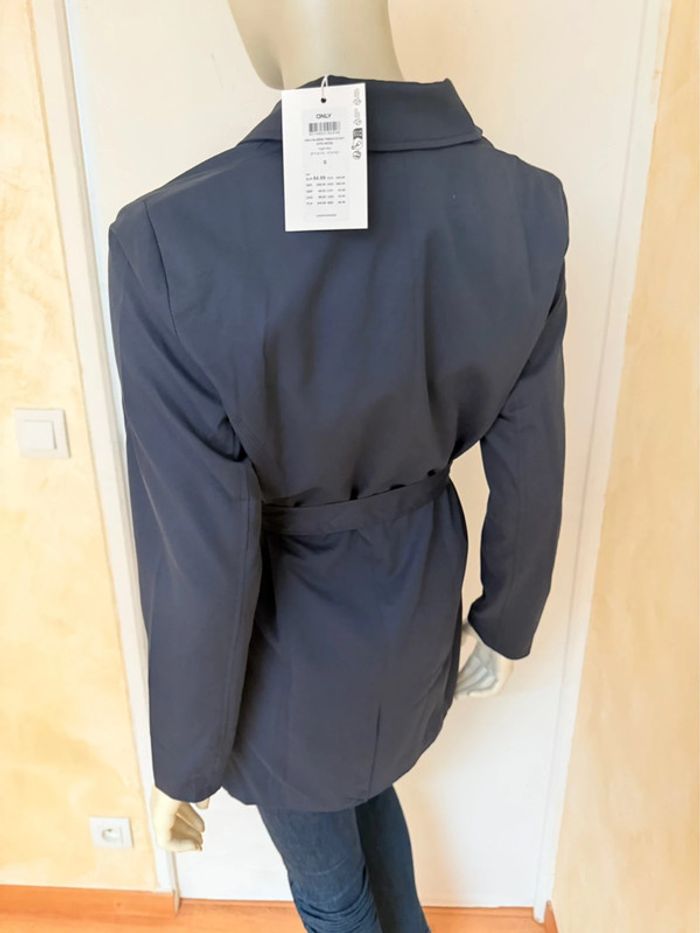 Trenchcoat ONLY Valerie – Night Sky – Taille S – Neuf avec étiquette - photo numéro 3