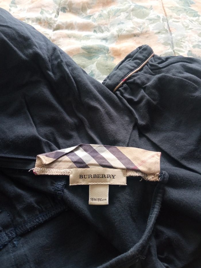 Robe marine Burberry 18 mois - photo numéro 6