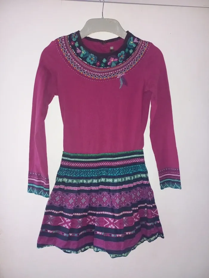 Robe violette Catimini 10 ans - photo numéro 3