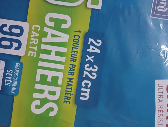 Lot de 5 cahiers OXFORD 24 x 32 (96 pages) Neuf - photo numéro 3