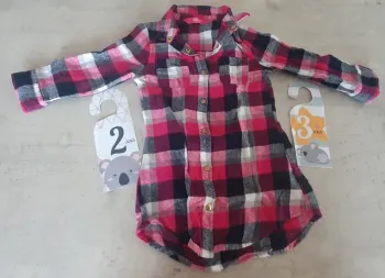 Chemise fille 2-3 ans