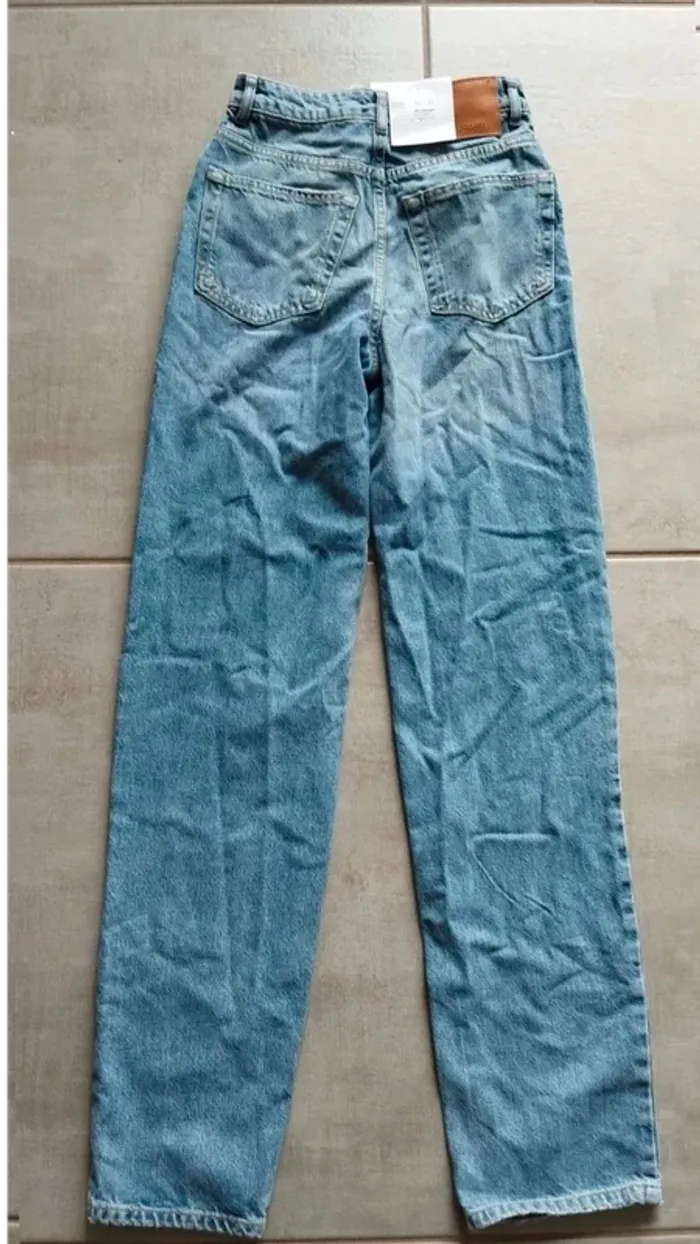 Jeans  straight taille  24/32  never  denim - photo numéro 7