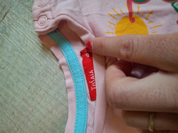 Tee shirt manche courte fille 6 mois - photo numéro 2