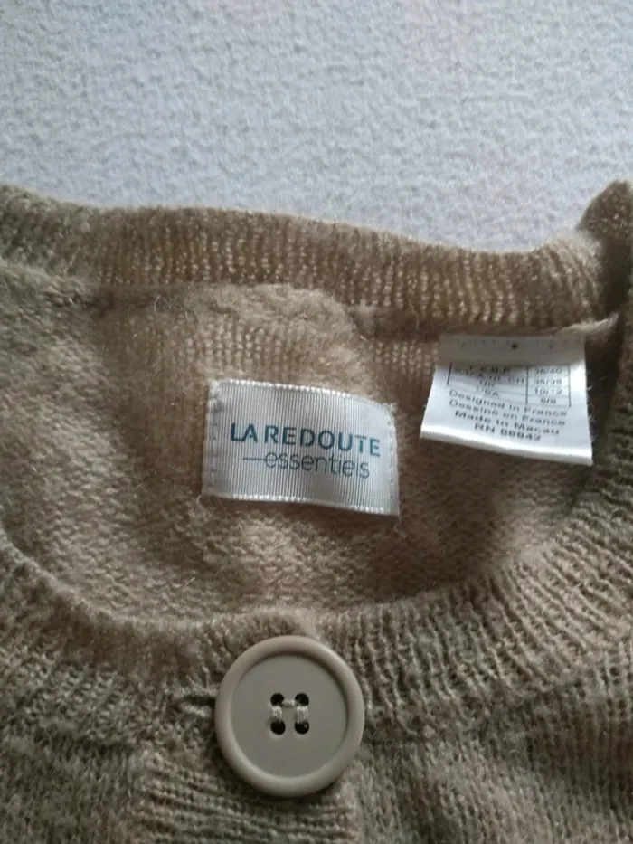 Petit pull Femme Beige uni - photo numéro 3