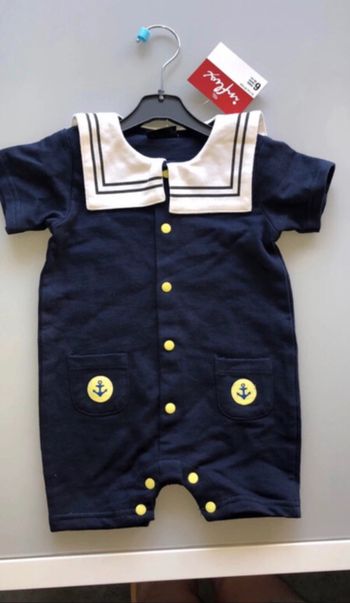 Combinaison marinière garçon 🌺 inflex taille 6 mois neuf avec étiquette