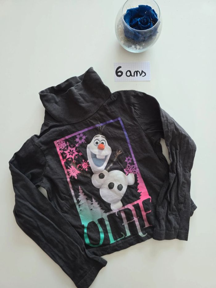 Haut col roulé olaf 6 ans