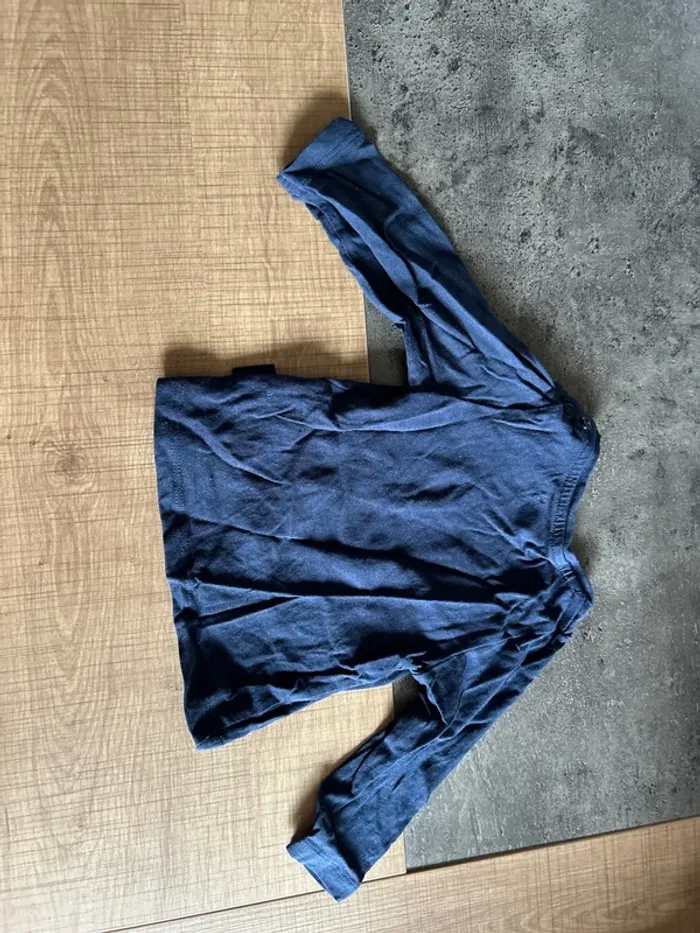 T-shirt manches longues,bébé fille, mes petits cailloux, 6 mois - photo numéro 3