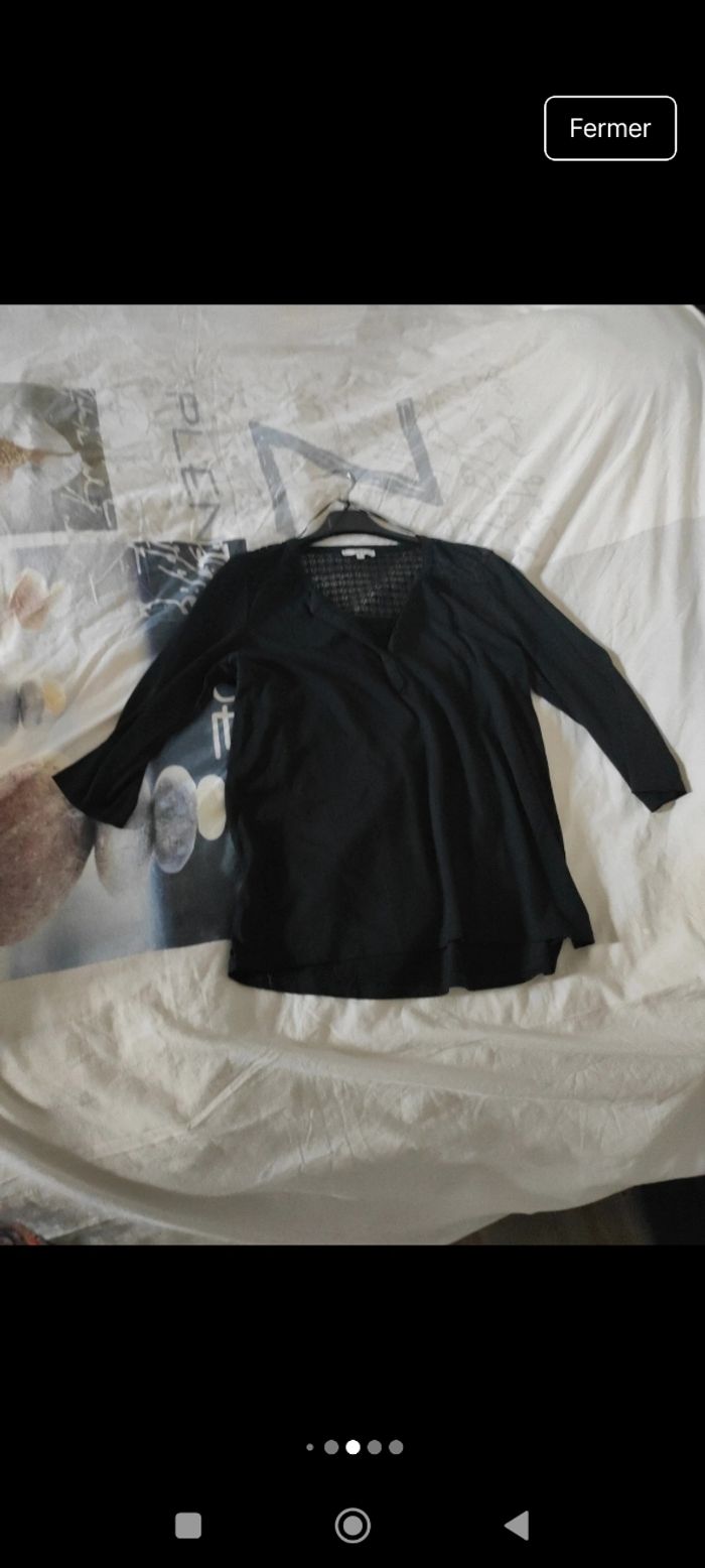 T-shirt Neuf femme taille L La Halle - photo numéro 5