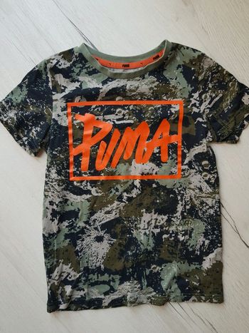 Tee shirt puma effet camouflage 8 ans